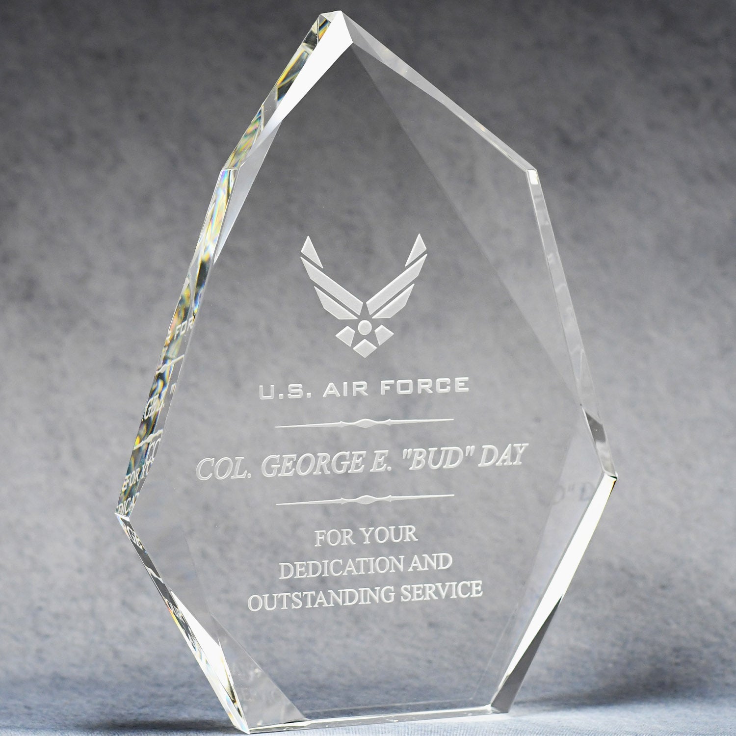 Multi-Faceted Optic Crystal Award | Global Recognition Inc