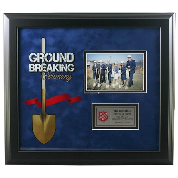 Ground Breaking Framed Plaque GFR-00083