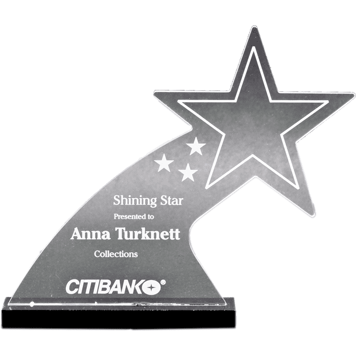 Acrylic Starfire Shooting Star | Global Recognition Inc