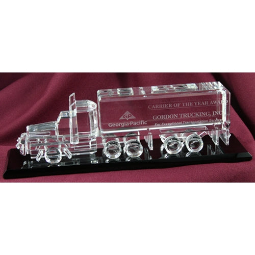 Optic Crystal Semi Truck -Large