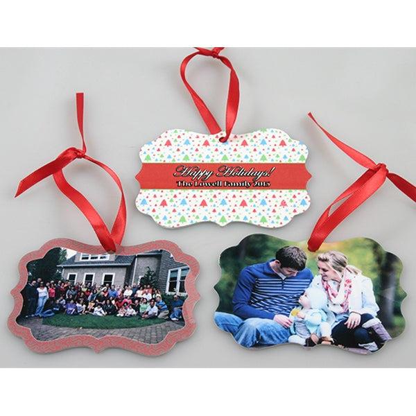  Ornament, Rectangular w/ Full Color Photo