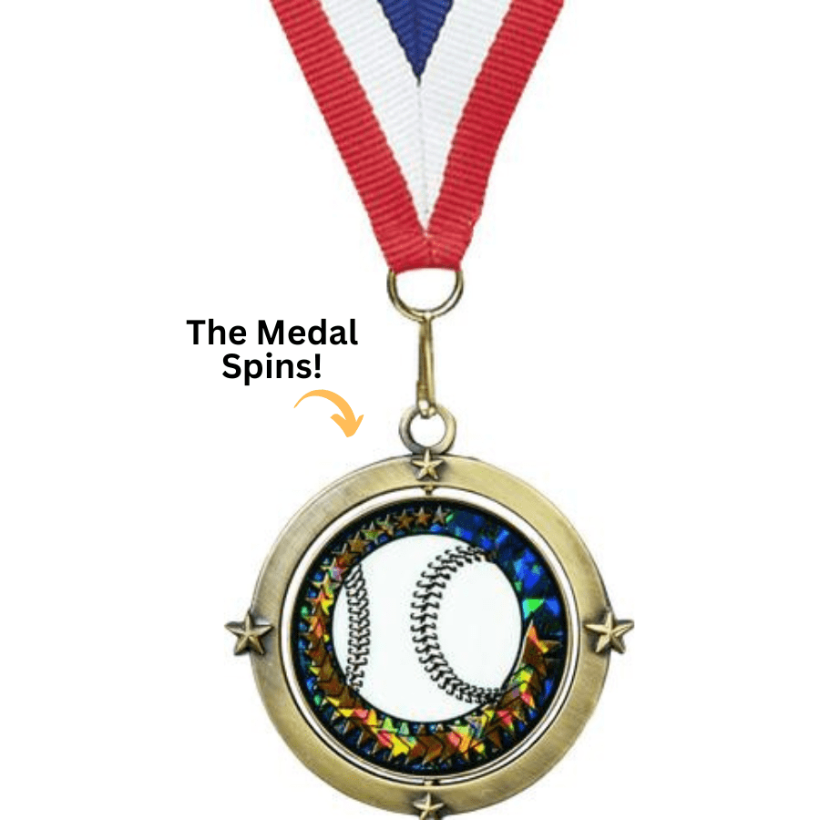 Spinner Medal | Global Recognition Inc