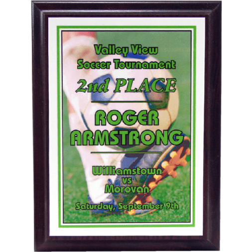 Custom Full Color Plaque | Global Recognition Inc